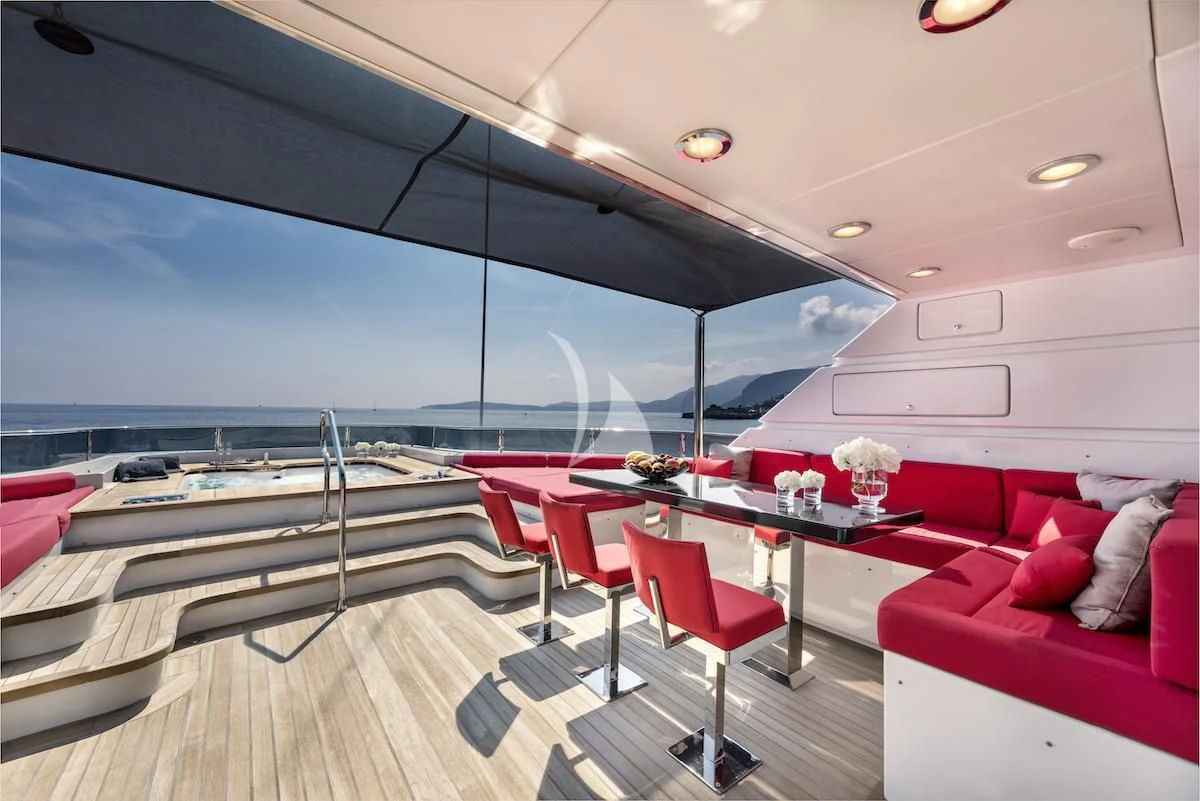 a boat on the water aboard THANUJA Yacht for Sale