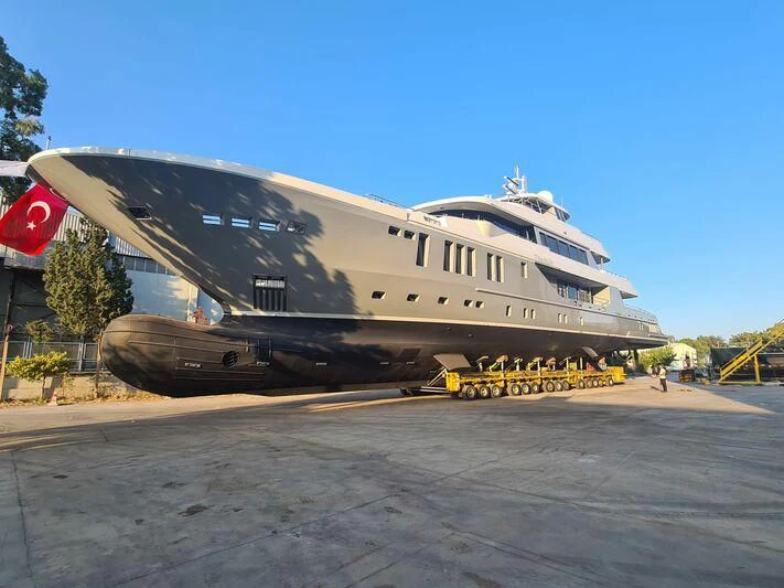 a large space ship aboard THANUJA Yacht for Sale