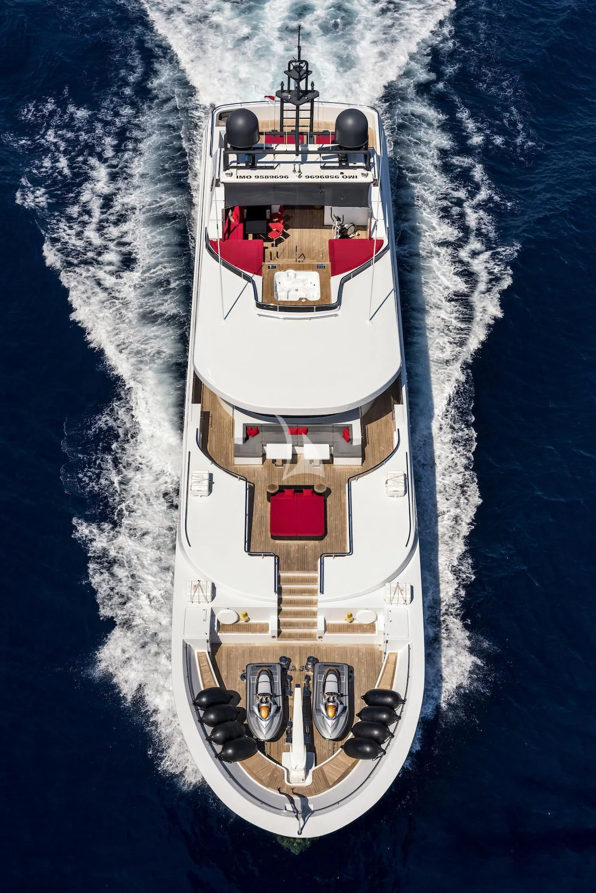 a space ship in the snow aboard THANUJA Yacht for Sale