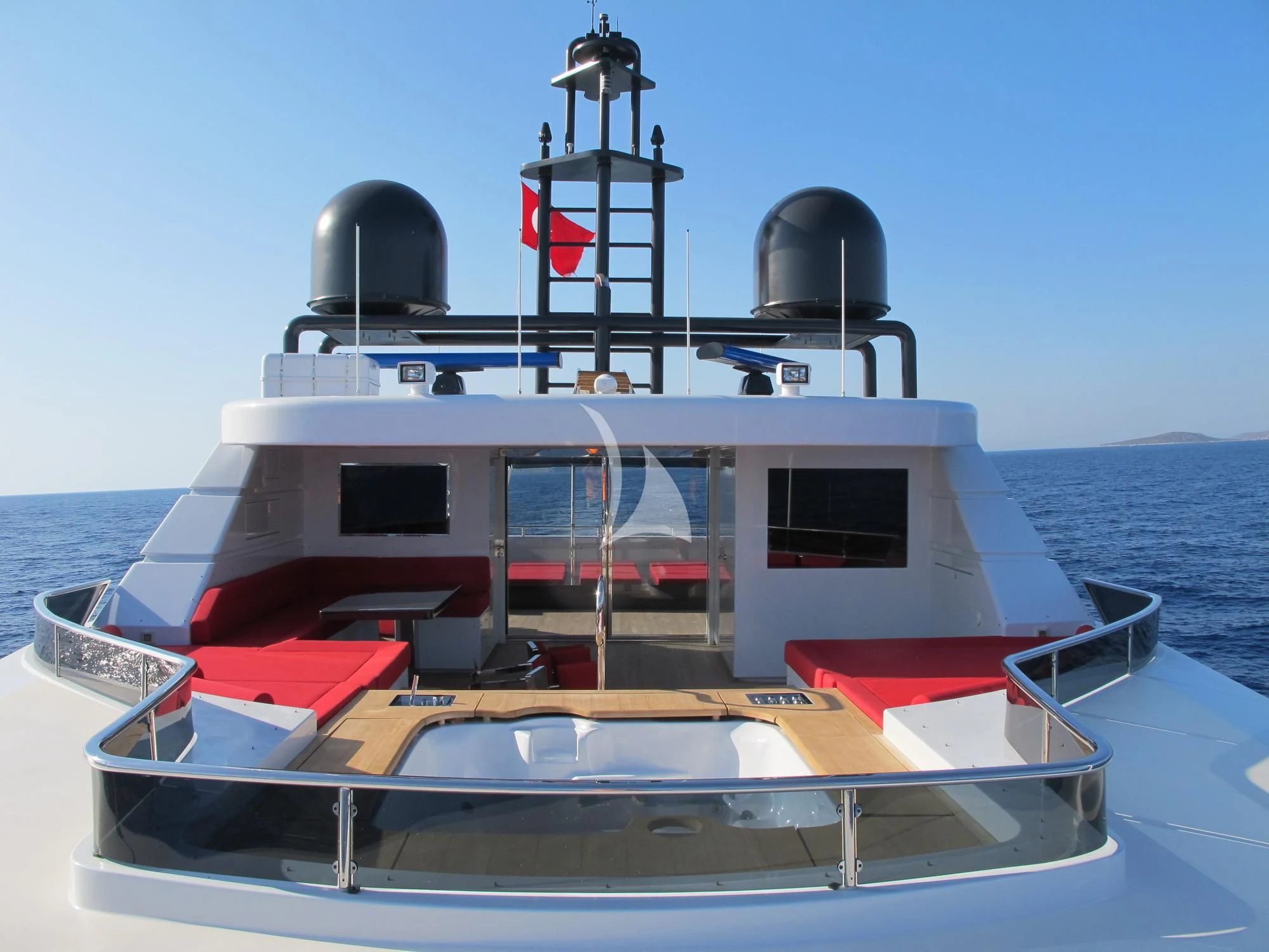 a boat on the water aboard THANUJA Yacht for Sale