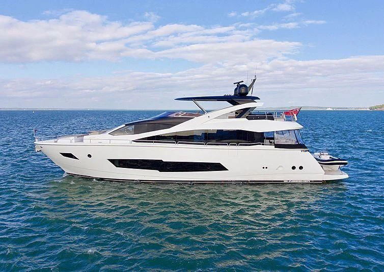 a boat in the water aboard LADY O Yacht for Sale