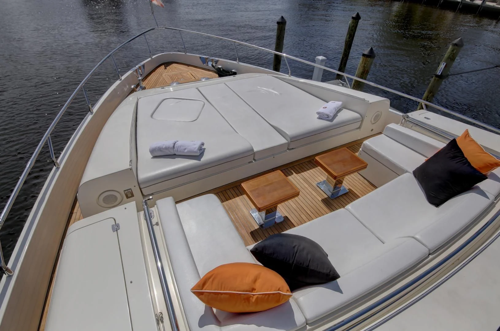 a boat on the water aboard SORRIDENTE Yacht for Sale