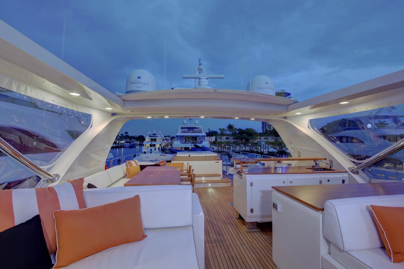 inside of a yacht aboard SORRIDENTE Yacht for Sale
