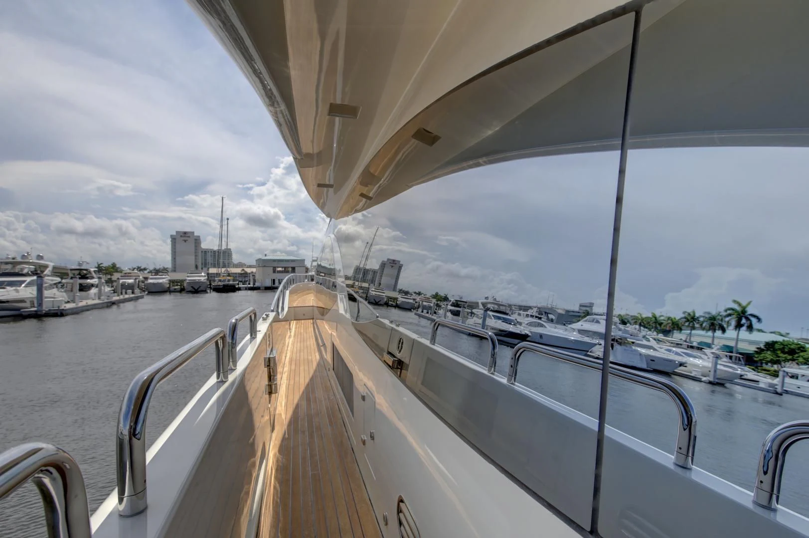 a boat on the water aboard SORRIDENTE Yacht for Sale