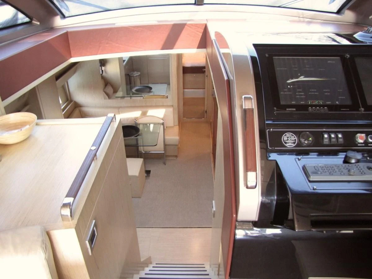 inside of a vehicle aboard UNNAMED Yacht for Sale