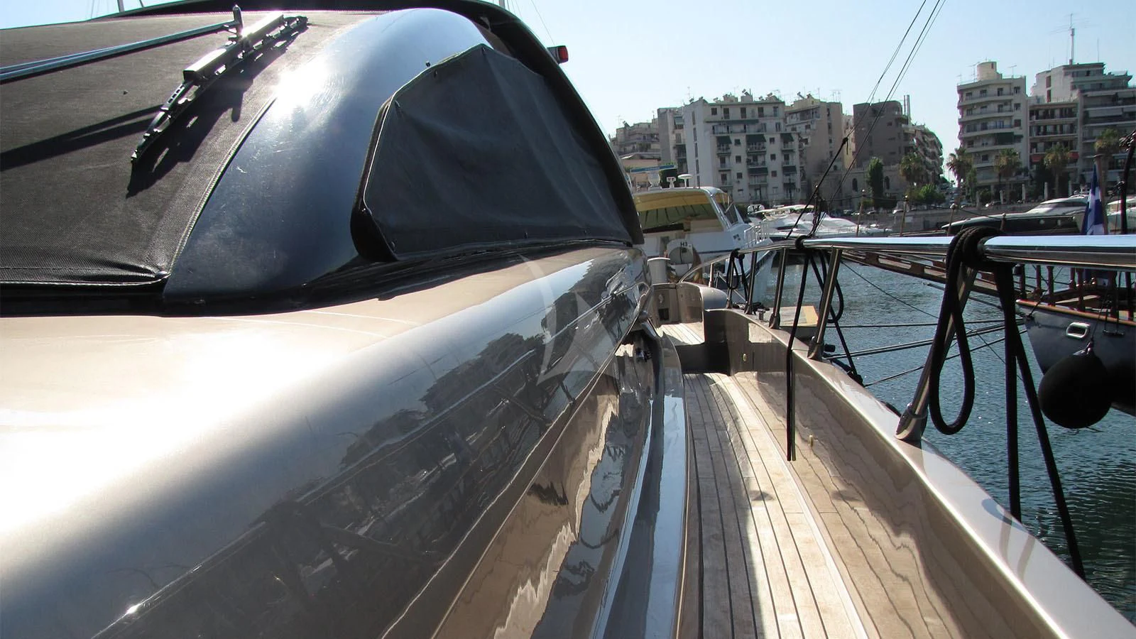 a boat on the water aboard UNNAMED Yacht for Sale