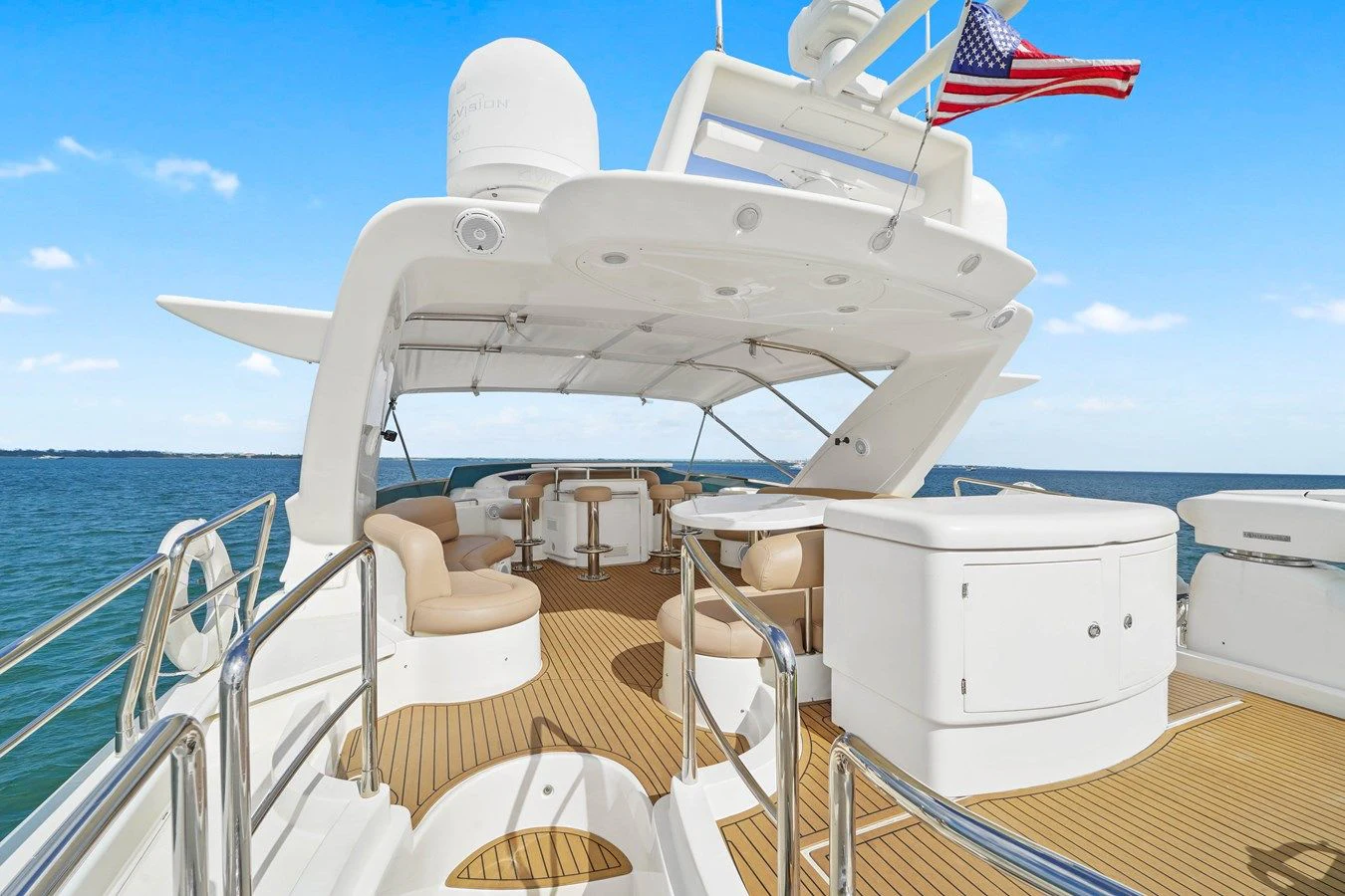 a boat on the water aboard AZIMUT 80 2003 Yacht for Sale
