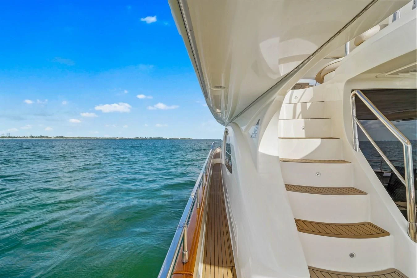 a boat on the water aboard AZIMUT 80 2003 Yacht for Sale