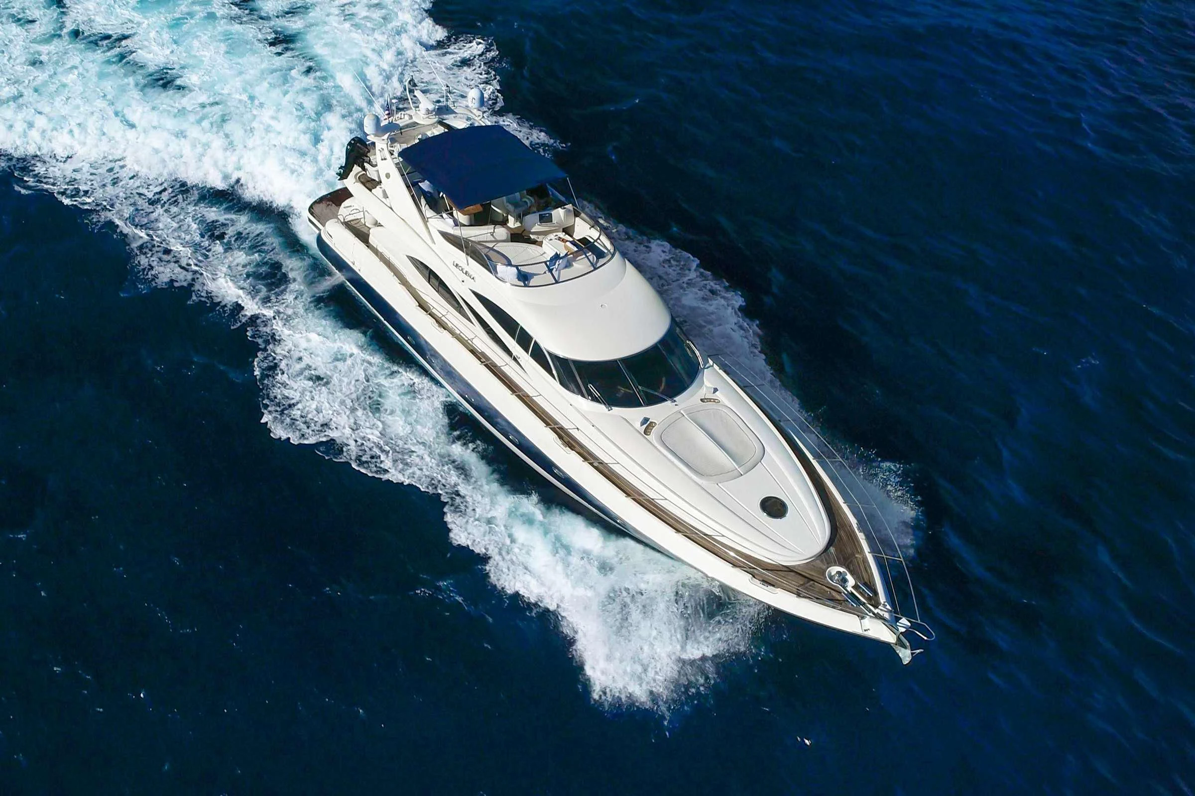 a boat on the water aboard LEOLENA Yacht for Sale