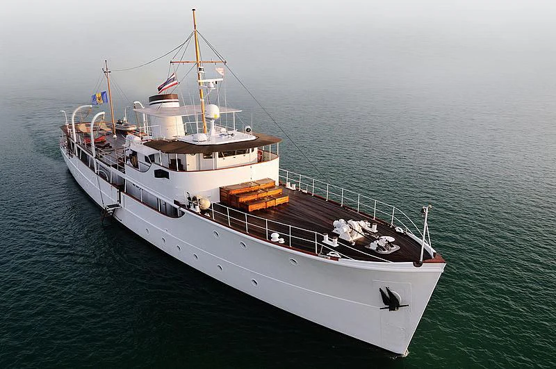 a boat in the water aboard CALISTO Yacht for Sale