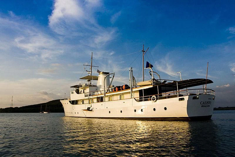 a boat on the water aboard CALISTO Yacht for Sale