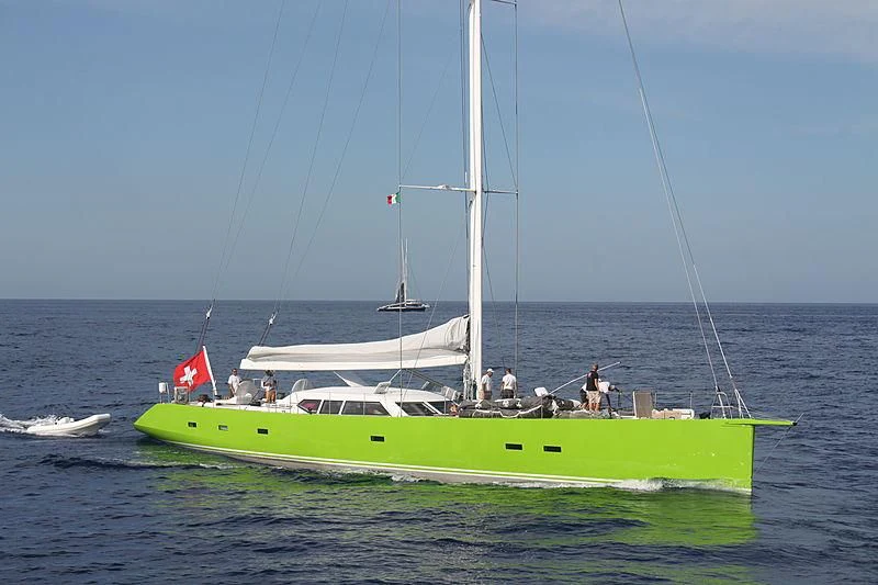 a sailboat on the water aboard INOUI Yacht for Sale