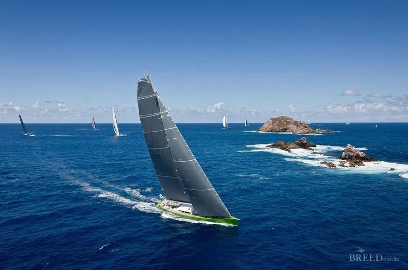 a sailboat on the water aboard INOUI Yacht for Sale