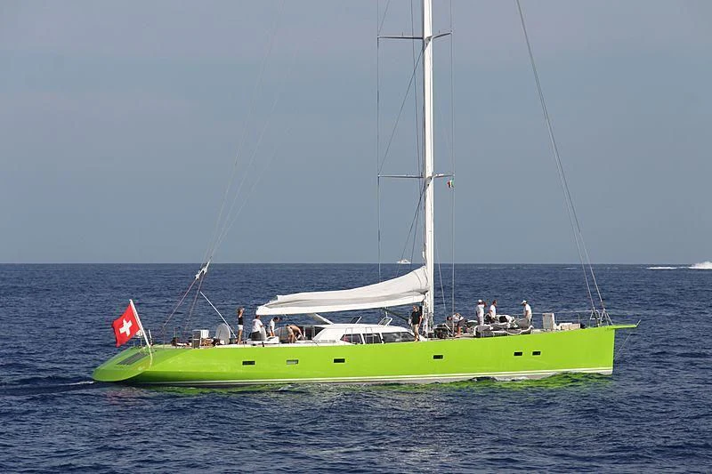 a sailboat on the water aboard INOUI Yacht for Sale