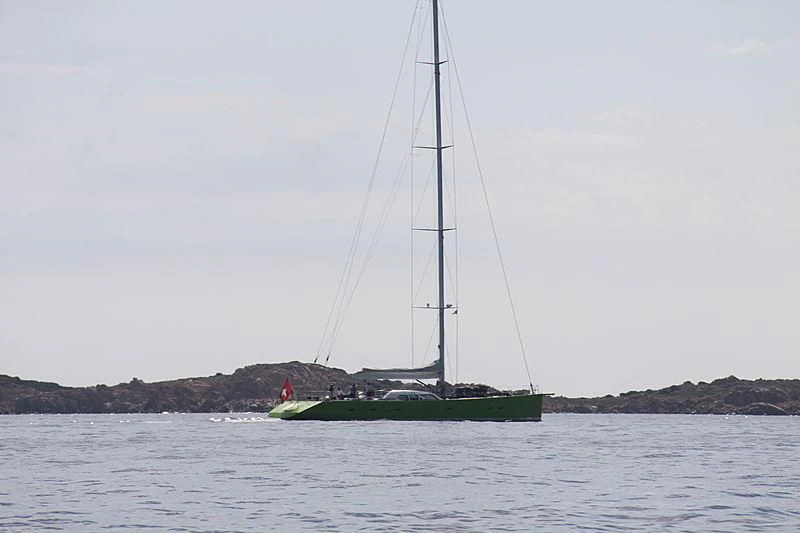 a sailboat on the water aboard INOUI Yacht for Sale