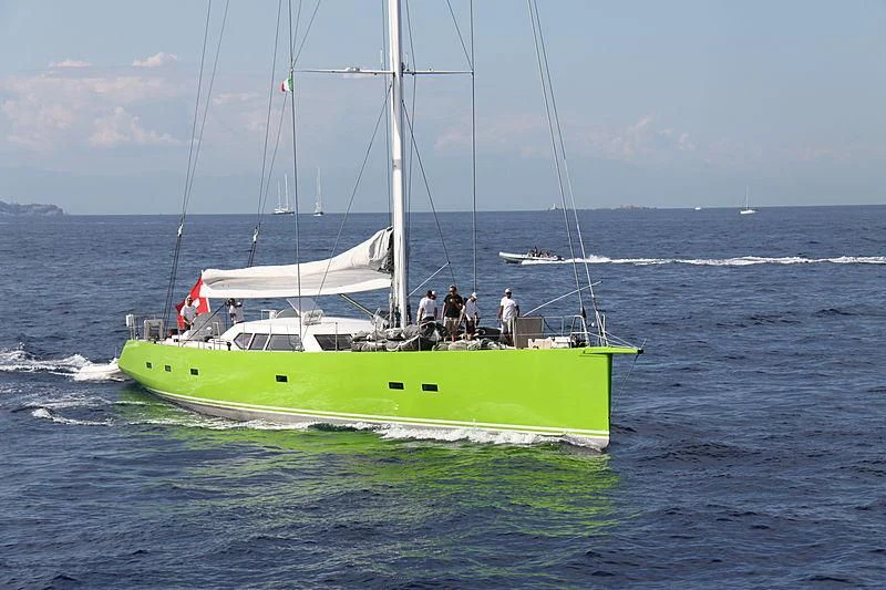 a sailboat on the water aboard INOUI Yacht for Sale