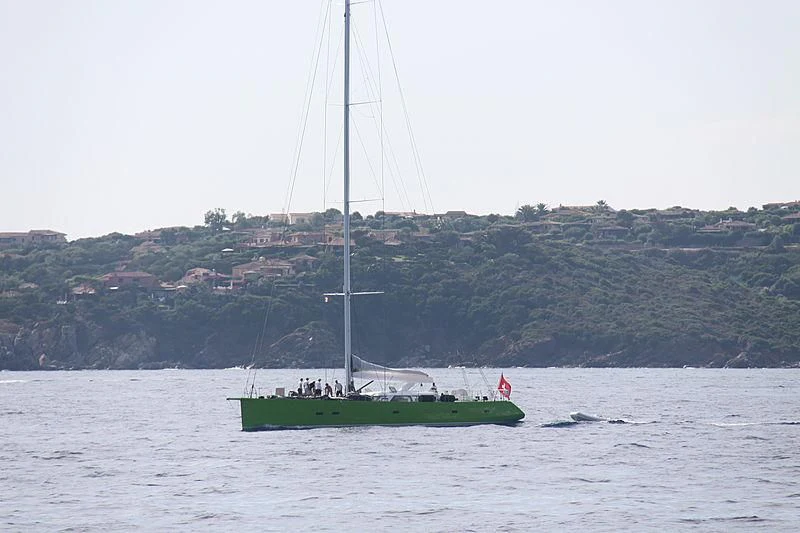 a sailboat on the water aboard INOUI Yacht for Sale