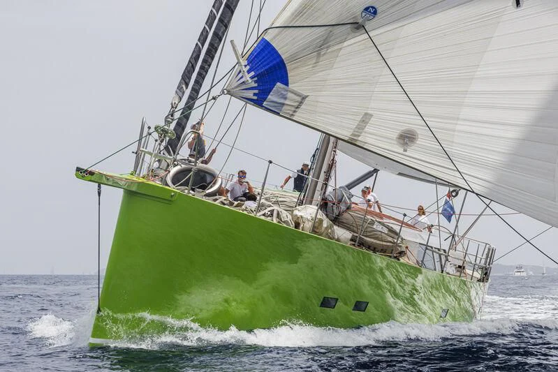 a boat with people on it aboard INOUI Yacht for Sale