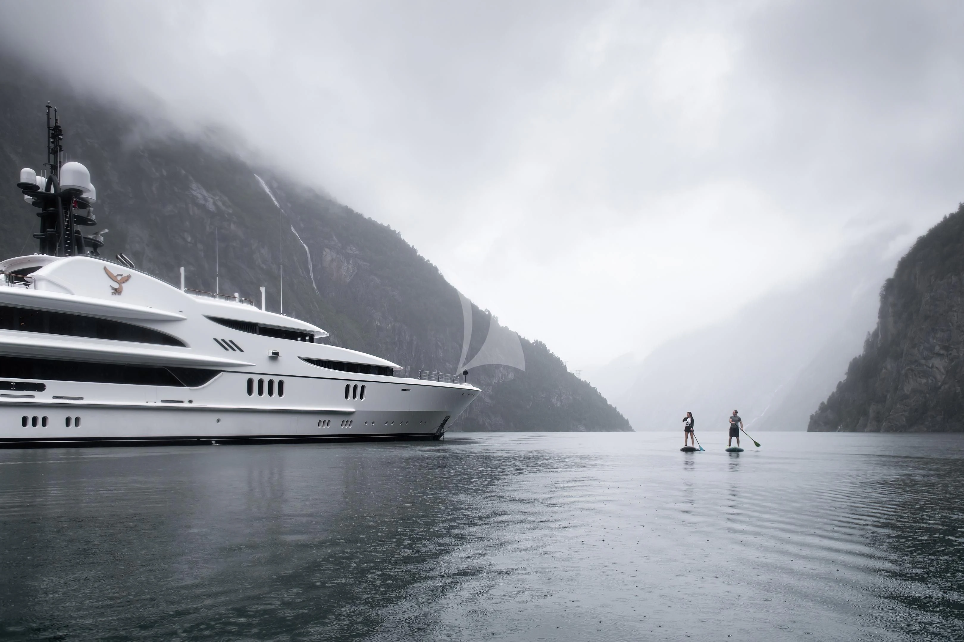 a boat on the water aboard FIREBIRD Yacht for Charter