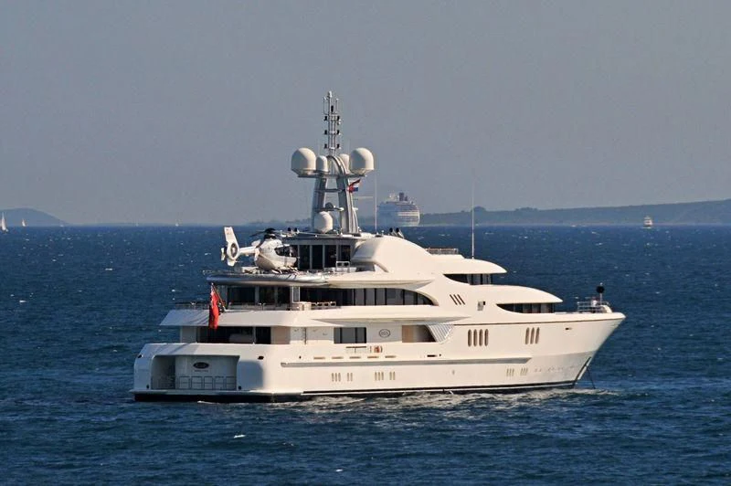 a boat in the water aboard FIREBIRD Yacht for Charter