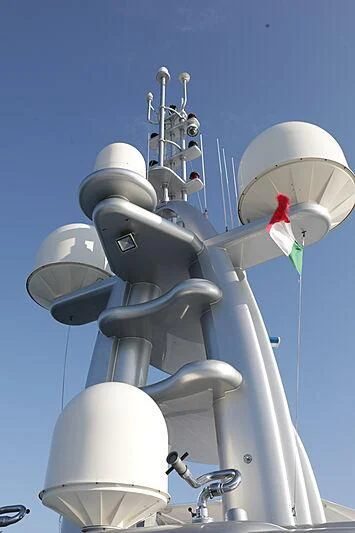 a close-up of a machine aboard FIREBIRD Yacht for Charter