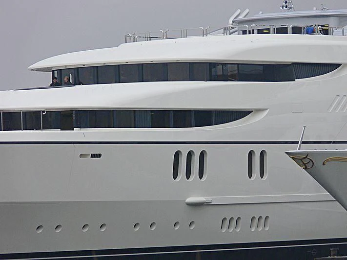 a white yacht in the water aboard FIREBIRD Yacht for Charter