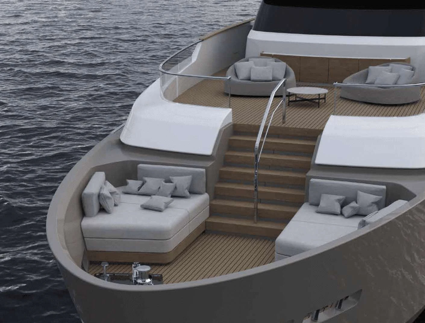 a boat with a rope attached to it aboard EROS Yacht for Sale