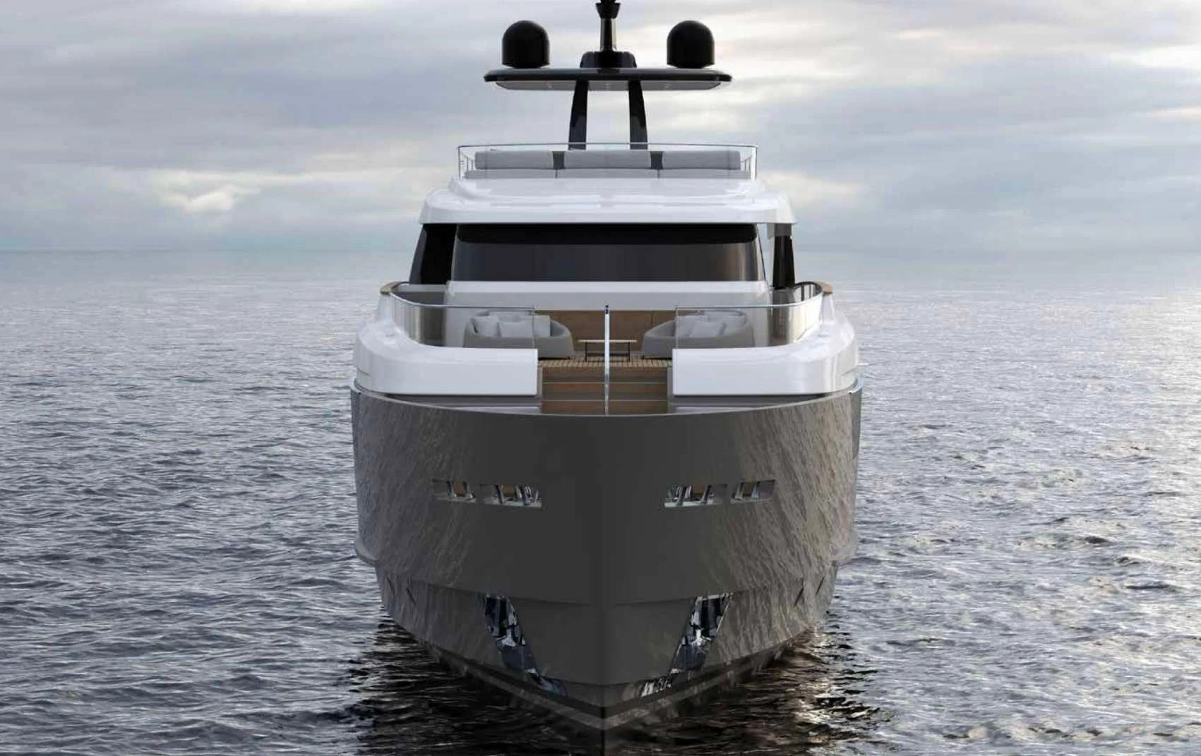 a boat in the water aboard EROS Yacht for Sale