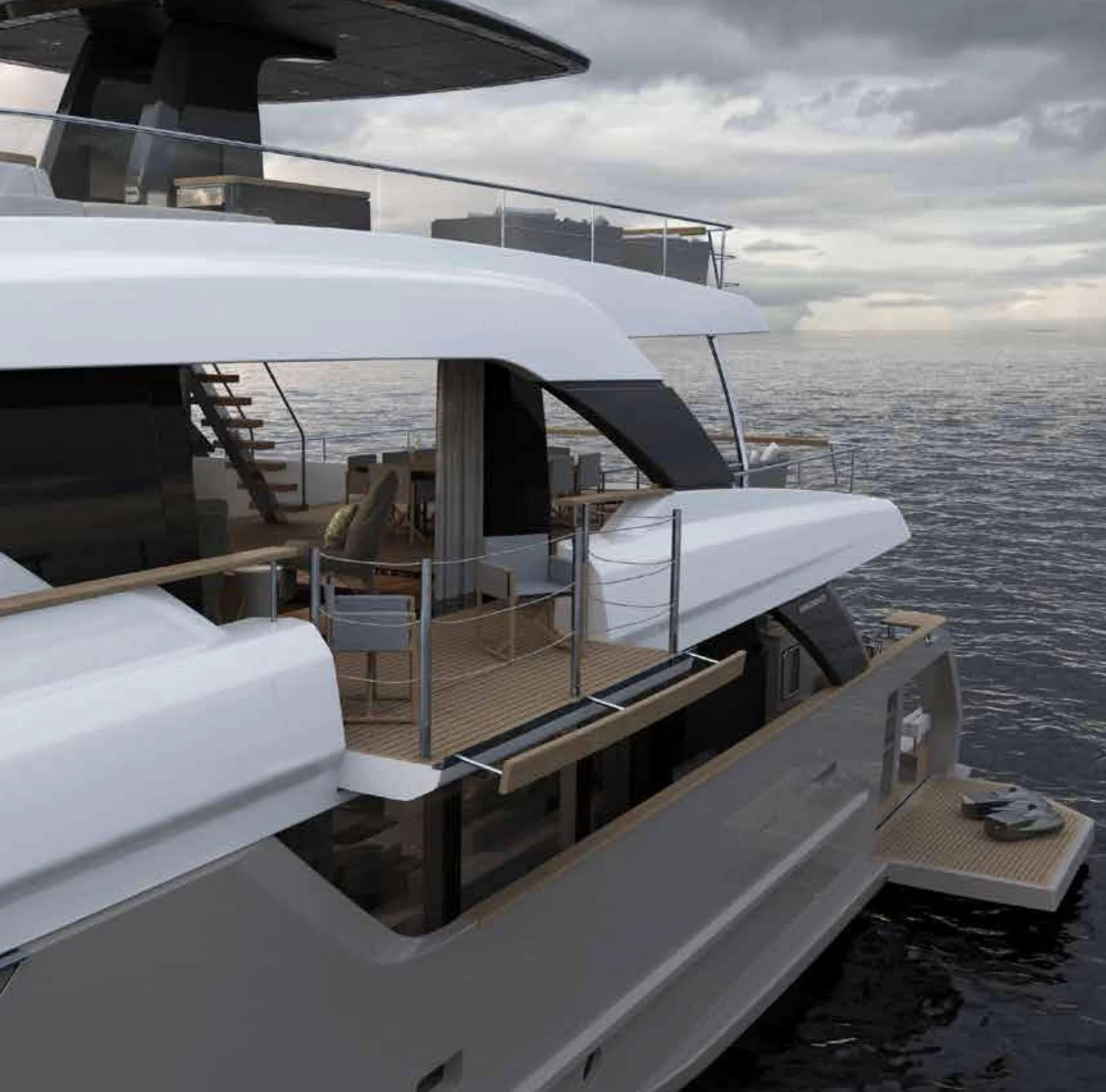 a boat on the water aboard EROS Yacht for Sale