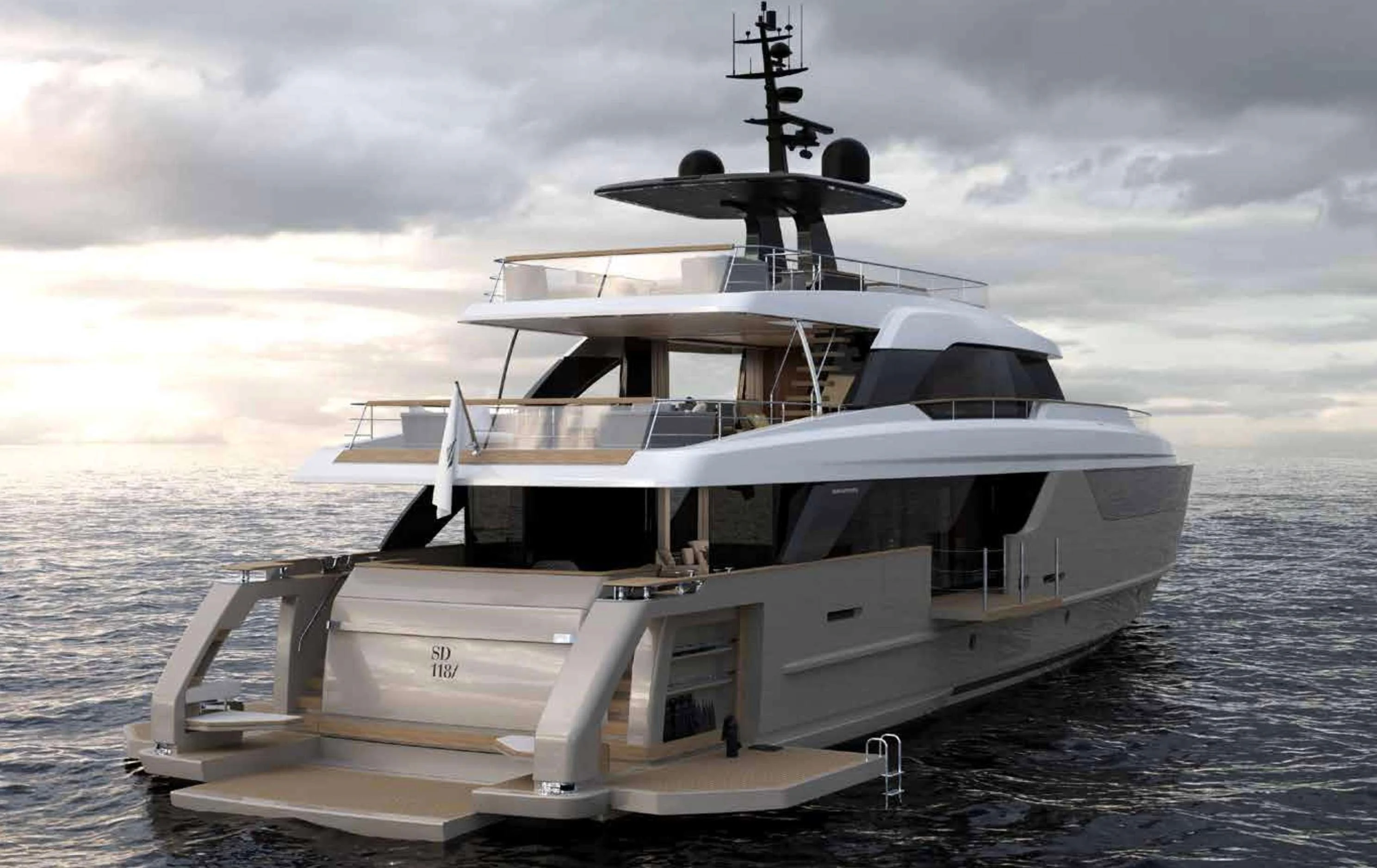 a boat in the water aboard EROS Yacht for Sale