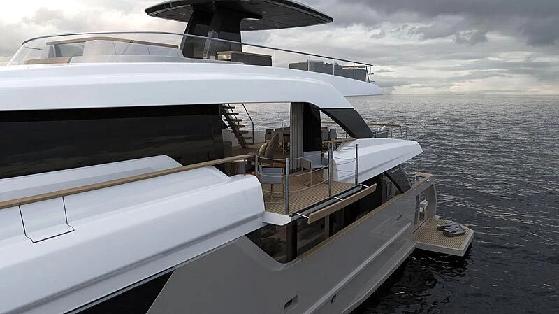 a boat on the water aboard EROS Yacht for Sale