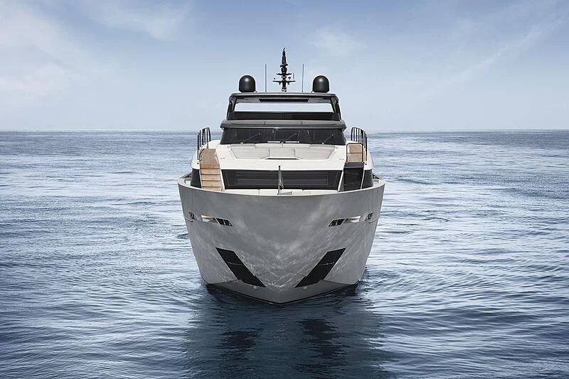 a boat in the water aboard EROS Yacht for Sale