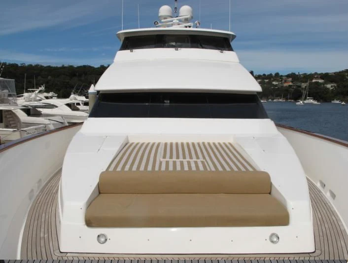 a boat in the water aboard AUSTRALIS Yacht for Sale