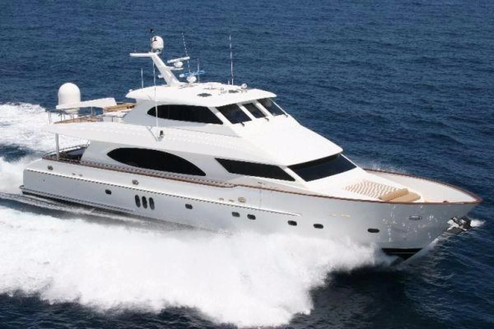 a white yacht on the water aboard AUSTRALIS Yacht for Sale