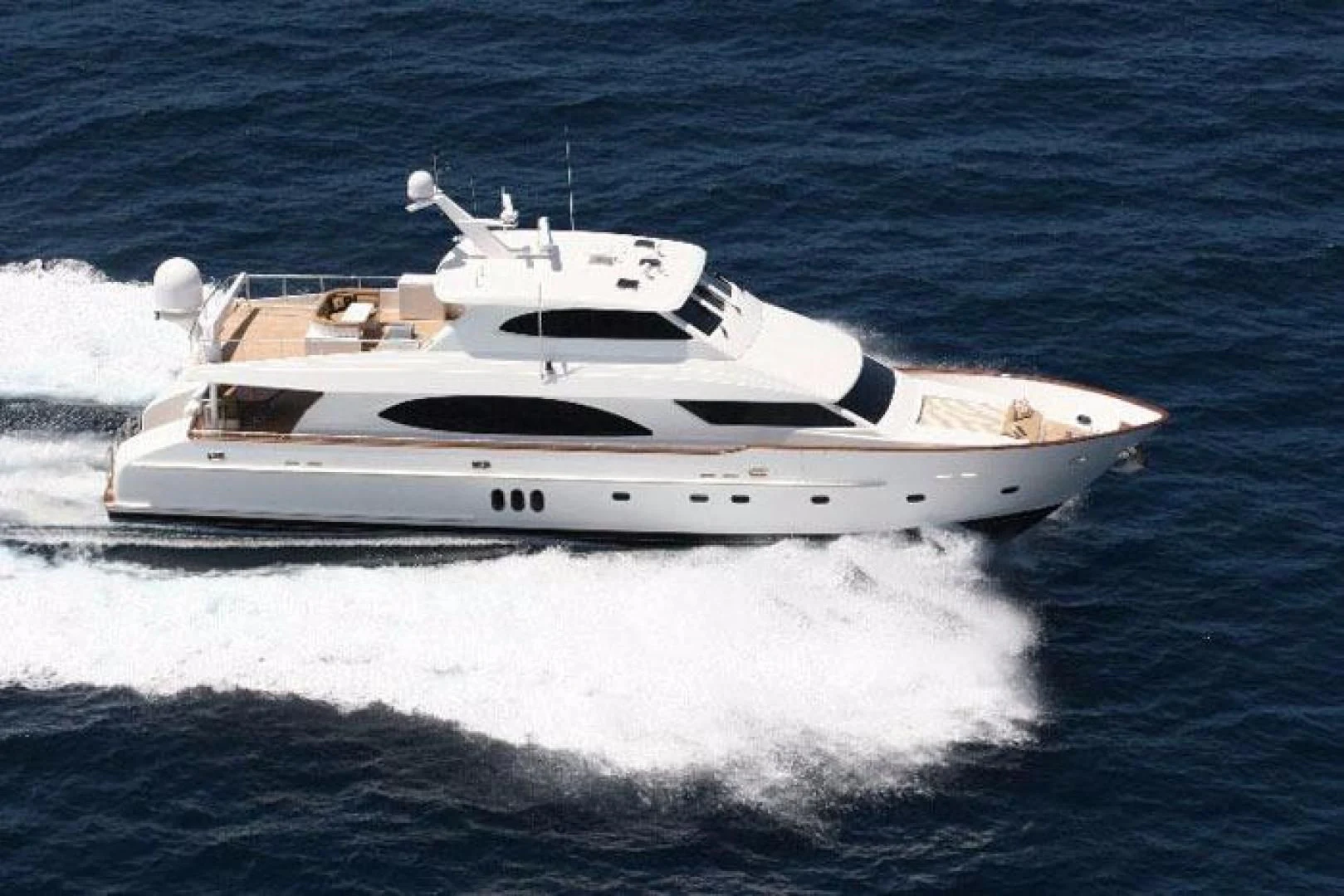 a white yacht on the water aboard AUSTRALIS Yacht for Sale