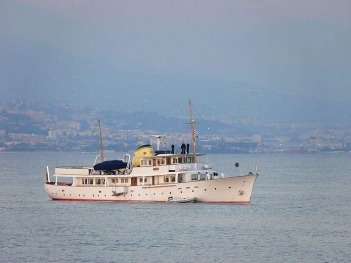 a boat in the water aboard ISTROS Yacht for Sale