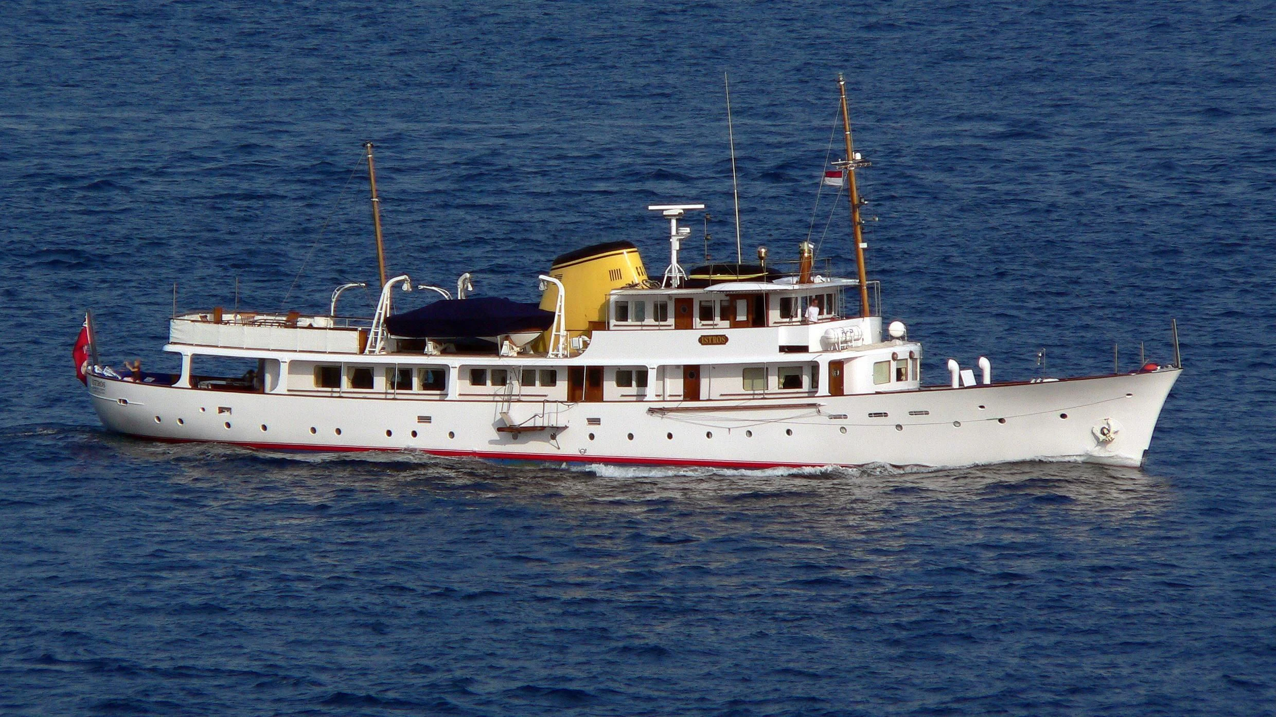 a boat on the water aboard ISTROS Yacht for Sale