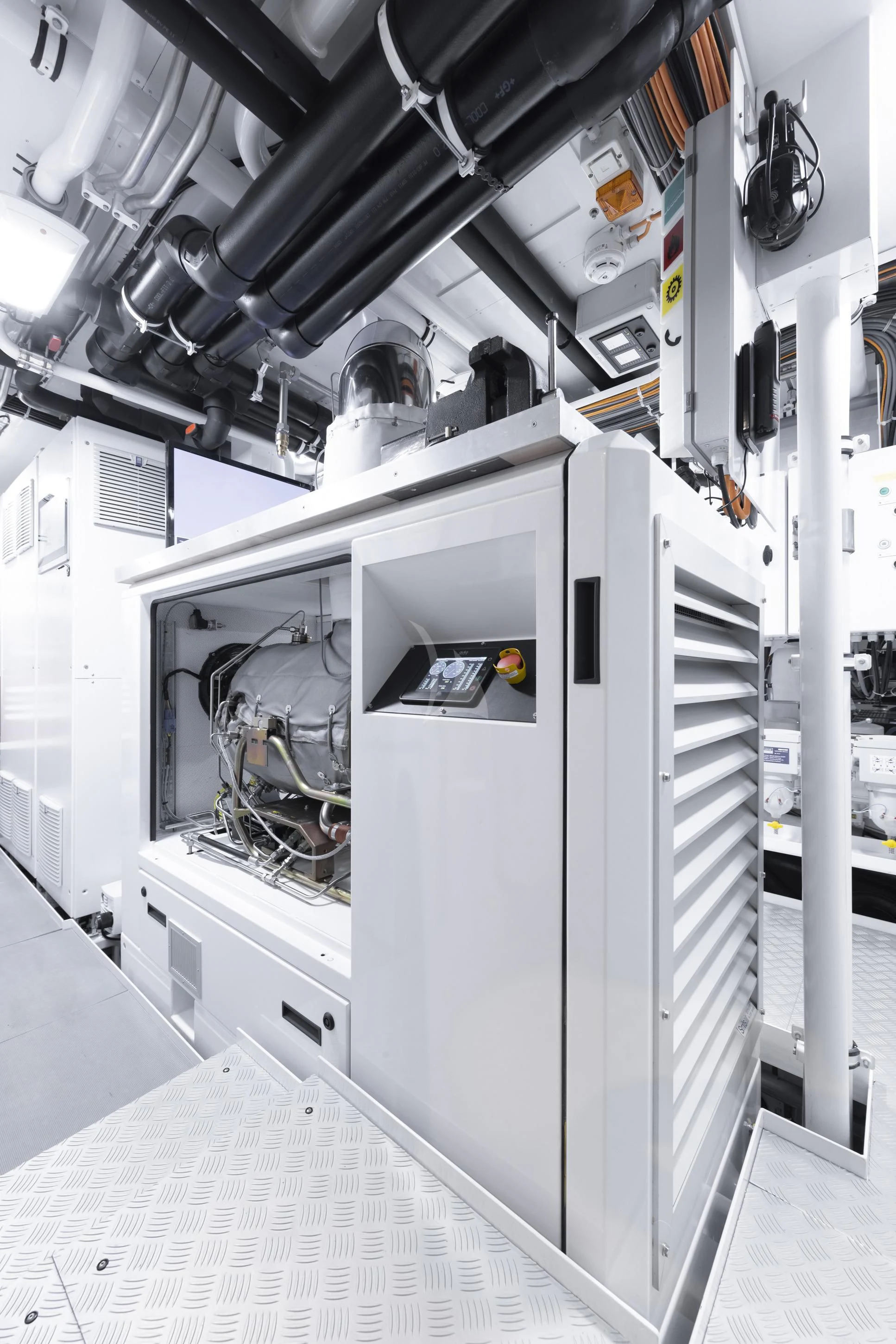 a machine with wires aboard ISTROS Yacht for Sale