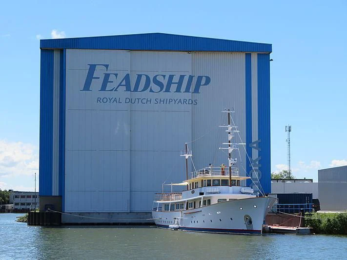 a boat in the water aboard ISTROS Yacht for Sale
