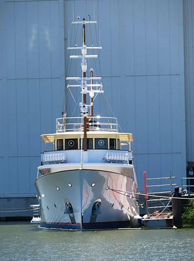a boat in the water aboard ISTROS Yacht for Sale