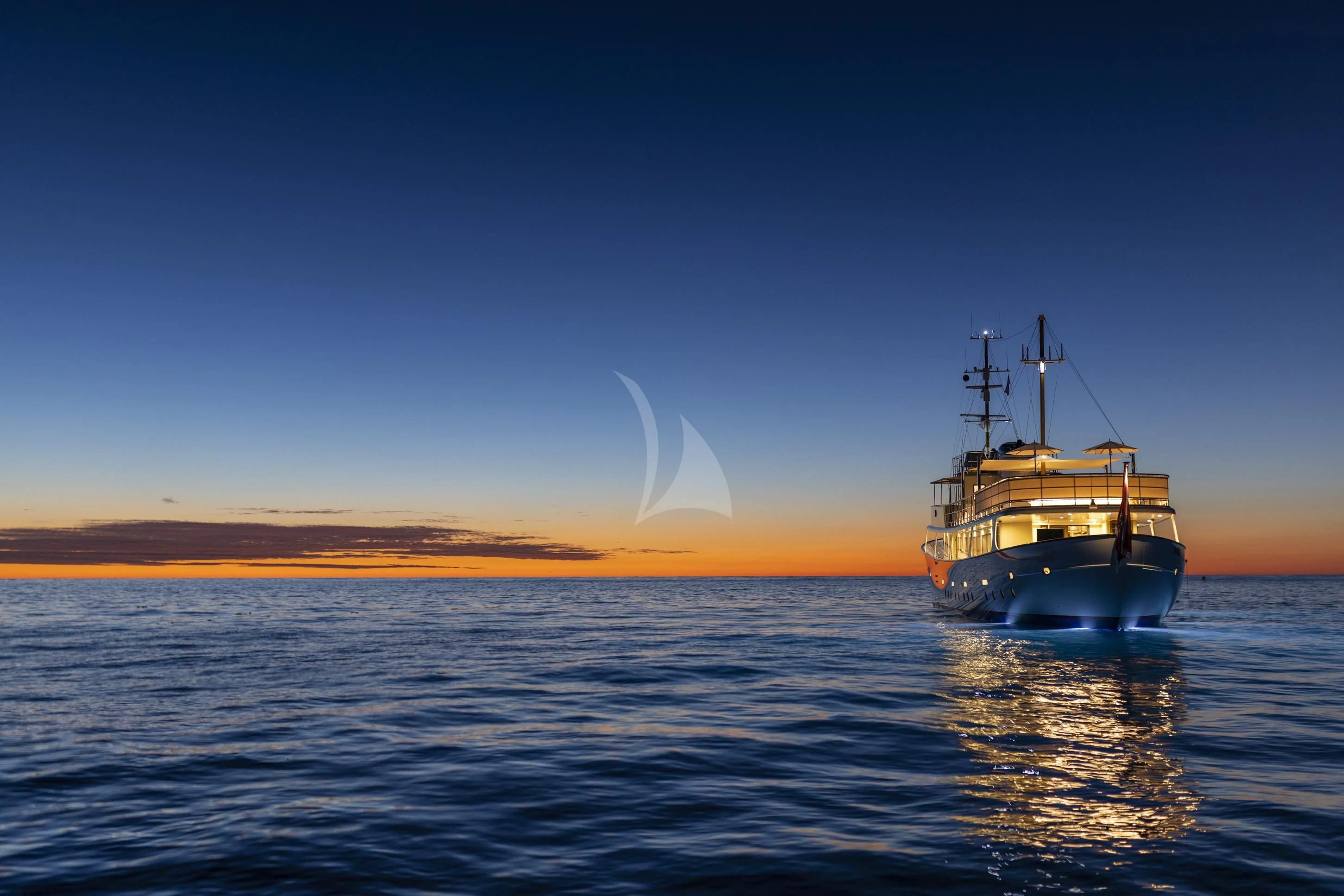 a boat in the water aboard ISTROS Yacht for Sale