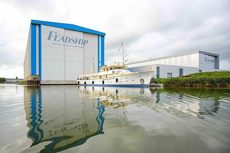 a boat in the water aboard ISTROS Yacht for Sale