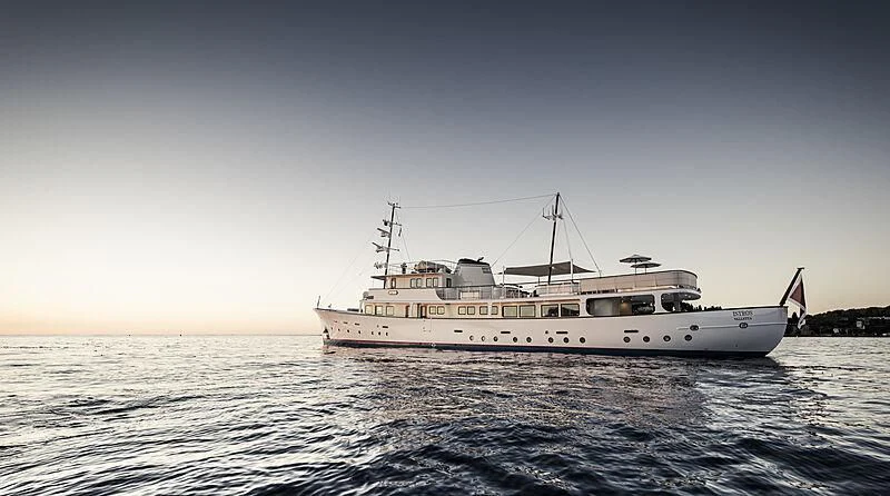 a boat in the water aboard ISTROS Yacht for Sale
