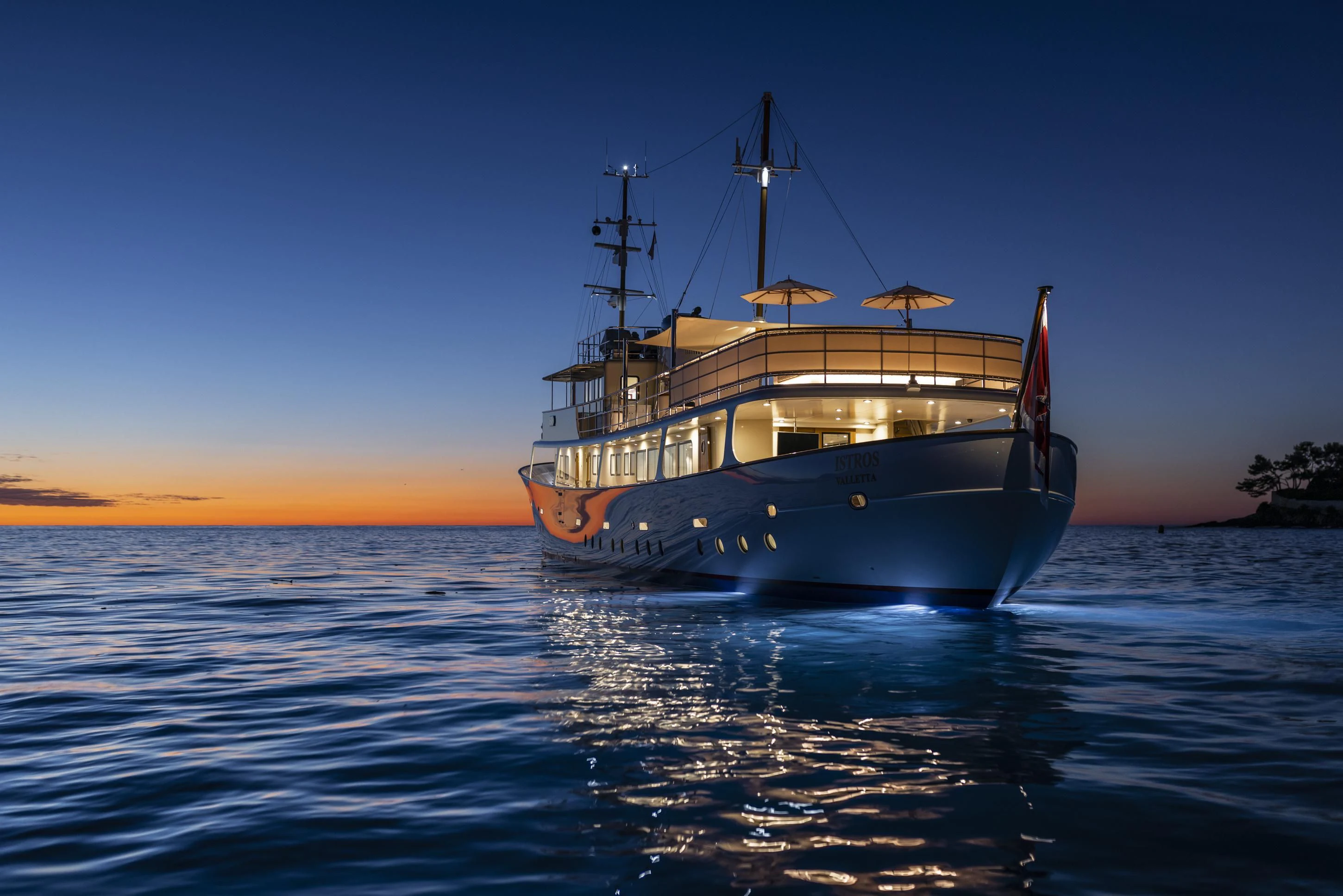 a boat in the water aboard ISTROS Yacht for Sale