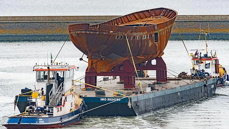 a boat docked at a pier aboard ISTROS Yacht for Sale
