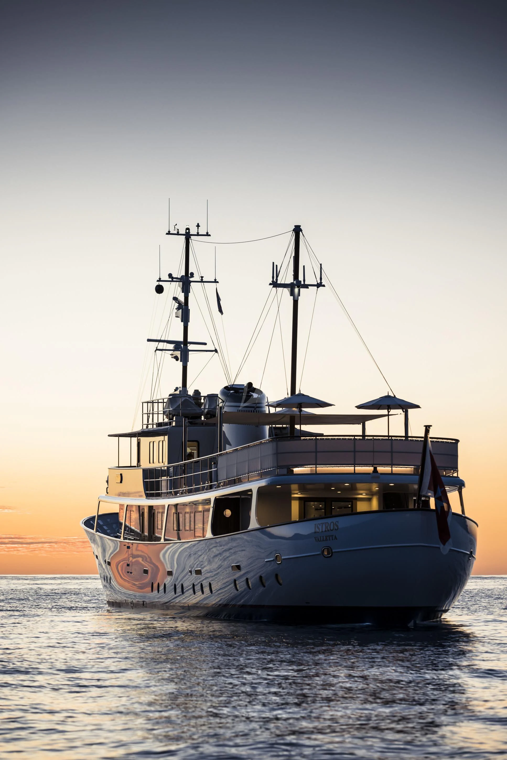 a boat in the water aboard ISTROS Yacht for Sale
