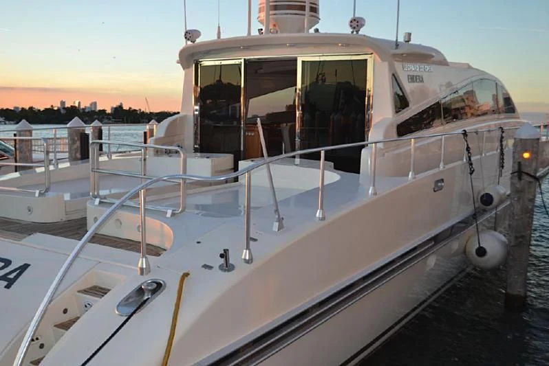 a boat on the water aboard ENDERA Yacht for Sale