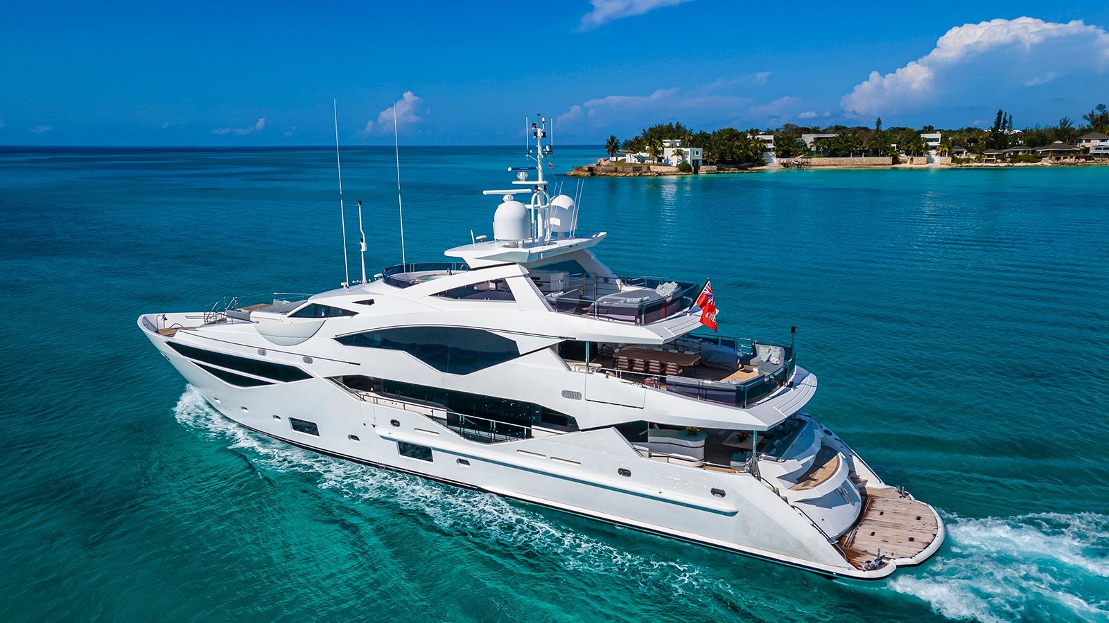 a boat on the water aboard CAPTAIN MORGAN III Yacht for Sale