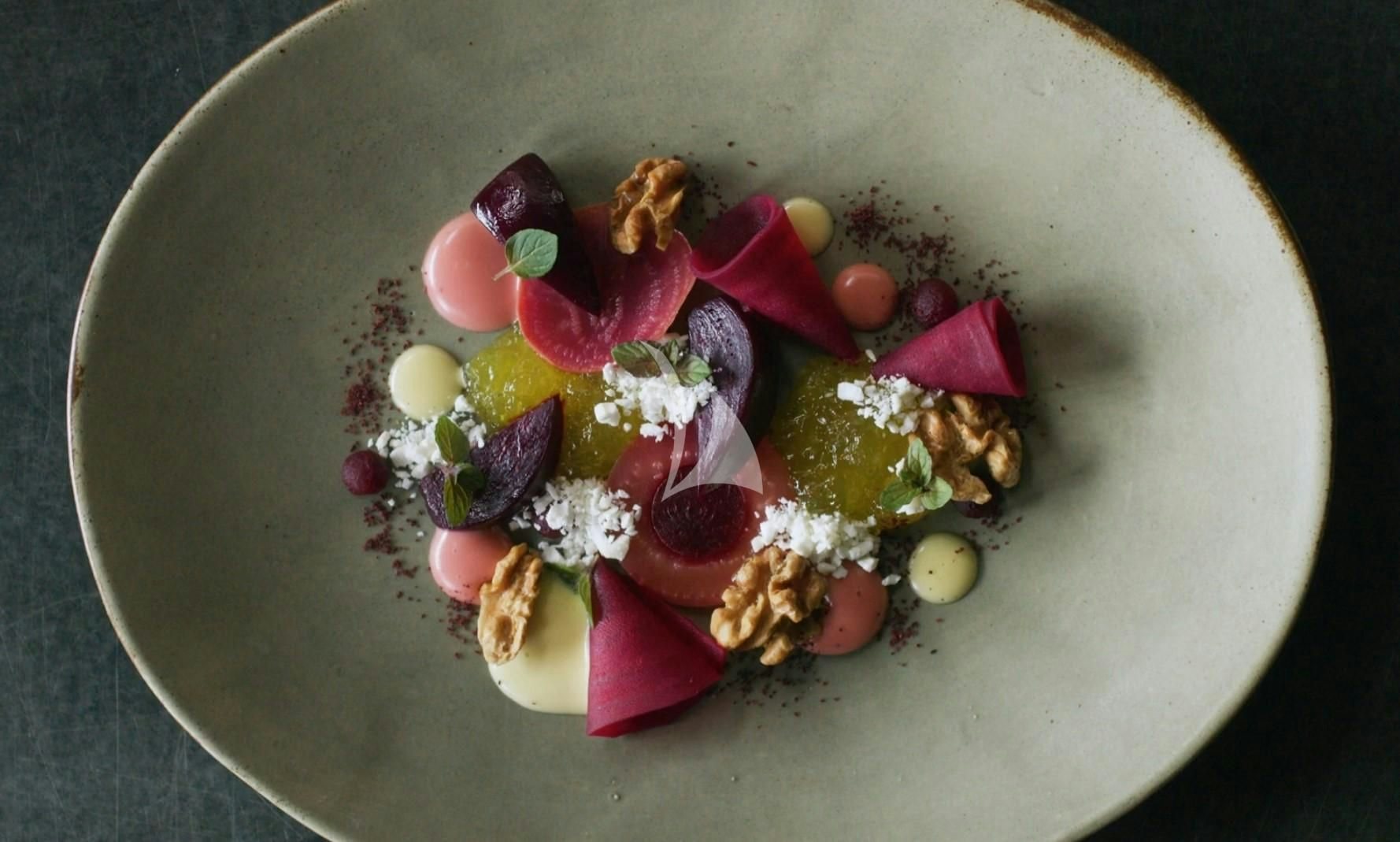 a plate of food aboard CAPTAIN MORGAN III Yacht for Sale