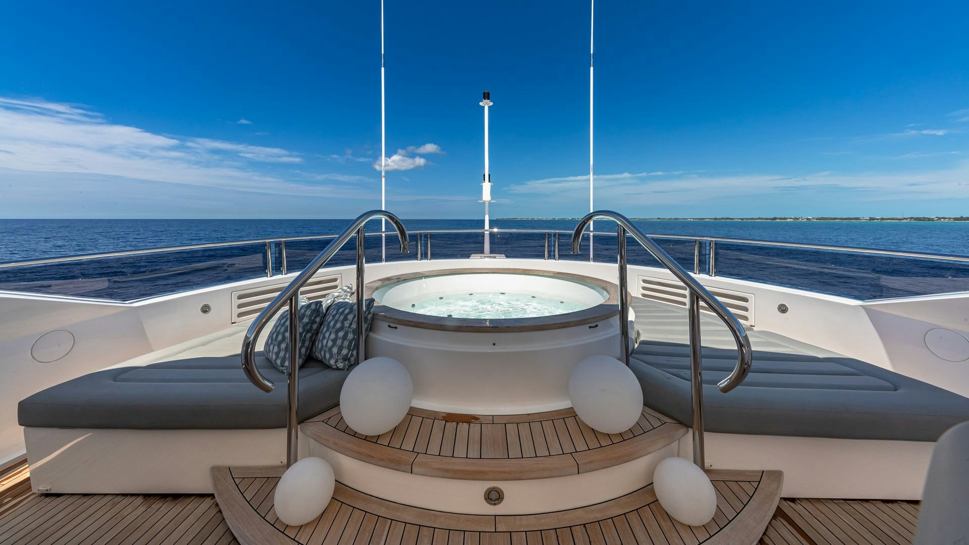 a boat on the water aboard CAPTAIN MORGAN III Yacht for Sale